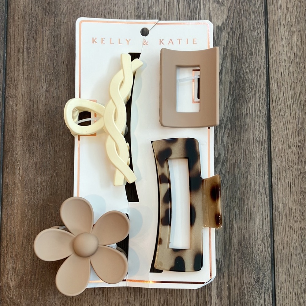 4 Pack Hair Clips